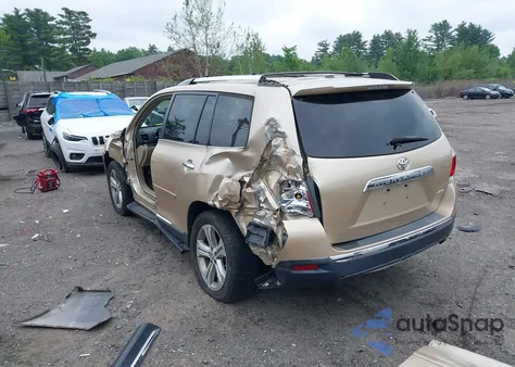 2011 Toyota Highlander Limited V6 z USA, uszkodzony, nr VIN 5TDDK3EH2BS072412